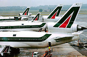 ALITALIA IN VOLO VERSO LA FRANCIA