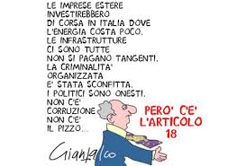 L’articolo interrotto