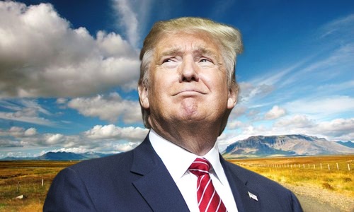 Trump, Messico e nuvole