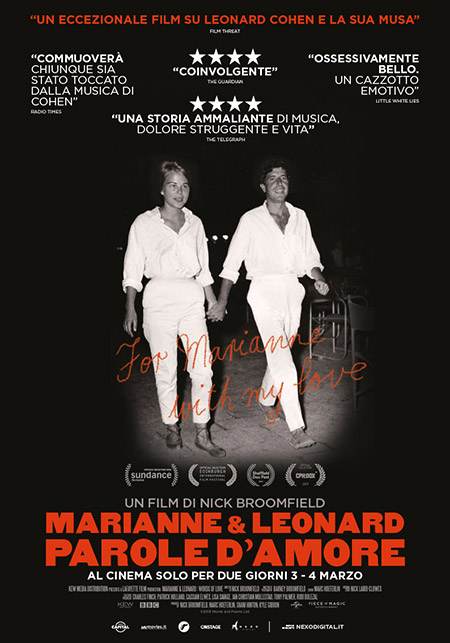 Marianne & Leonard. Parole d’amore