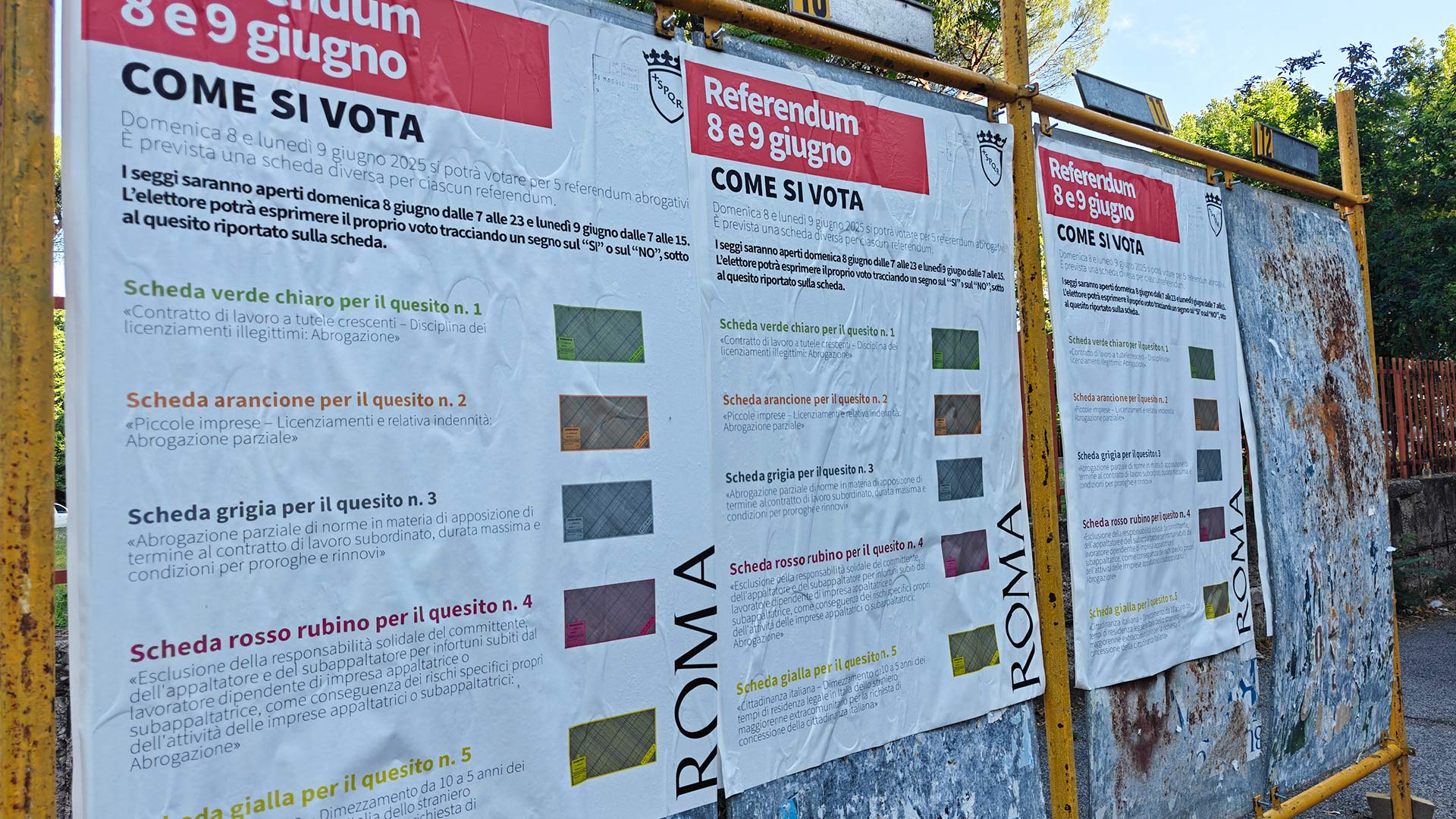 La cruna dell’ago dei Referendum